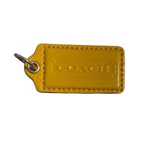 Coach Yellow Key Holder